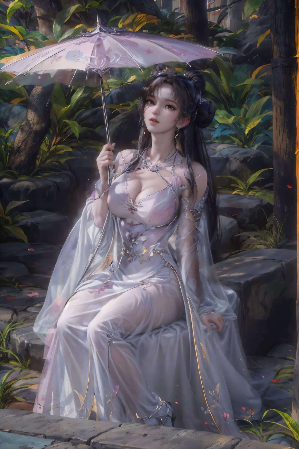 小舞眼神迷蒙两眼无光