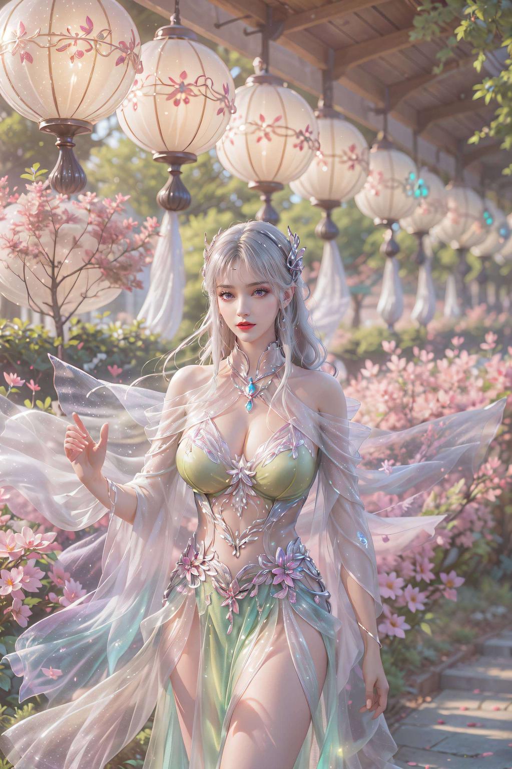 让你手机瞬间变甜美！看这清新的粉色粉色系的小医仙高清全身图