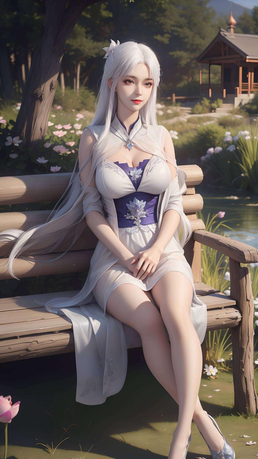 小医仙仙气十足仿佛置身仙境