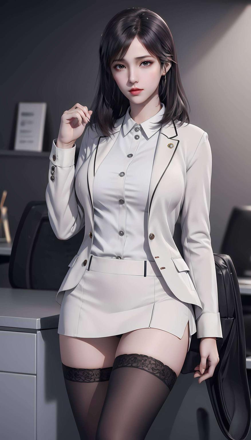 粉嫩的色彩搭配绿叶看这徐欣电脑上的壁纸