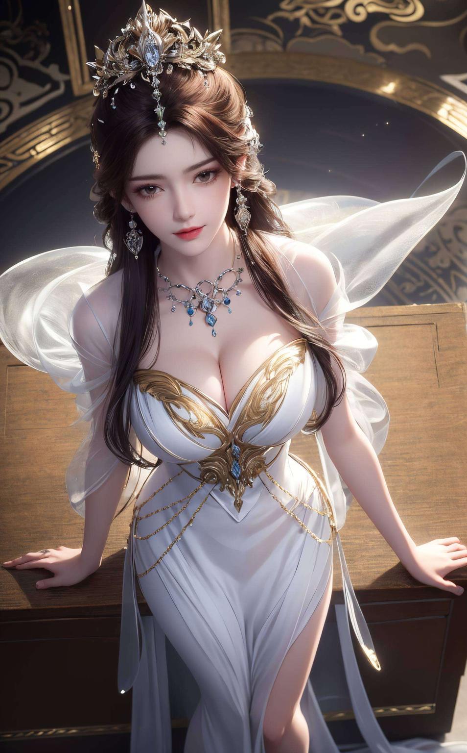 神秘的黑暗色调中英气逼人