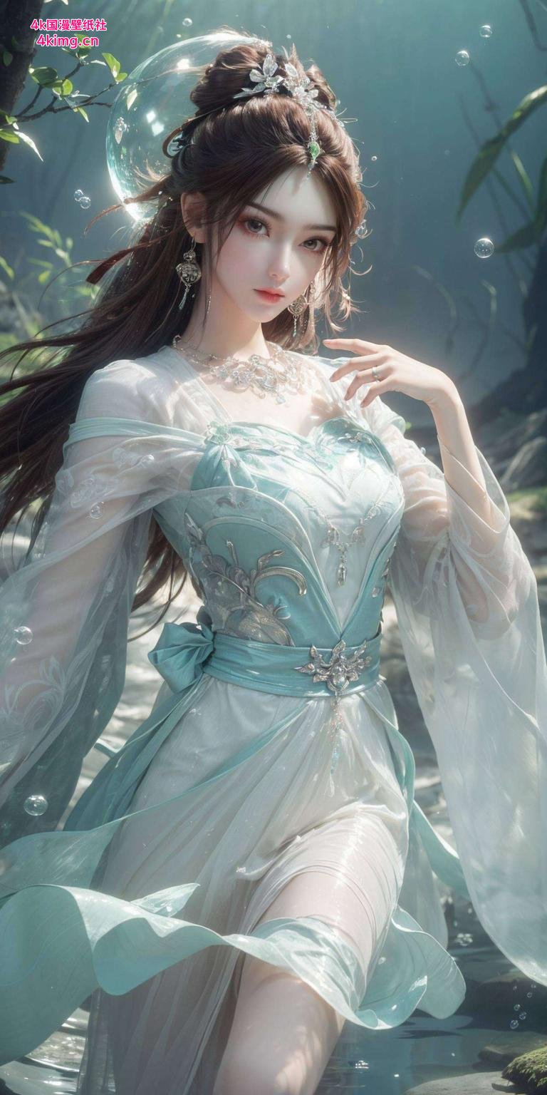 国漫美女为你的安卓桌面注入灵动仙气