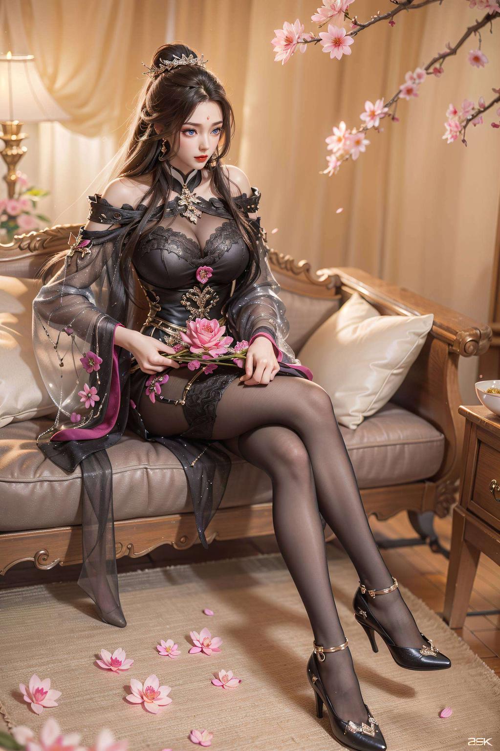 今天给大家带来一款古风满满的炫彩壁纸！月婵新造型快来下载体验吧！