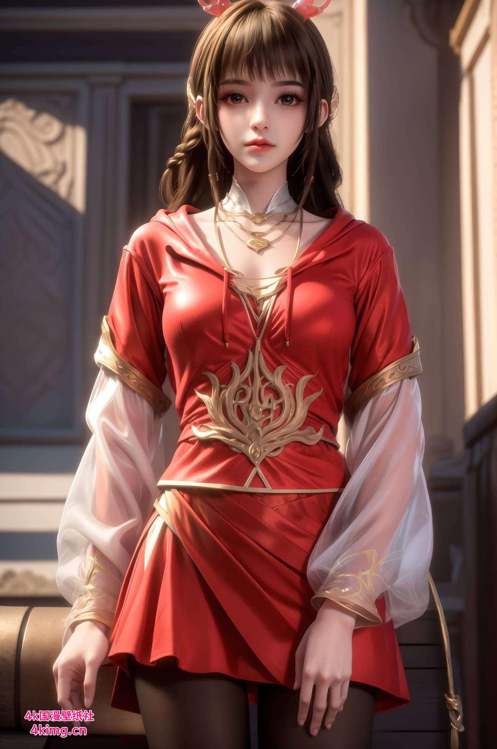 精选精细角色Win10壁纸这款【壁纸美女云落高清无水印】专集