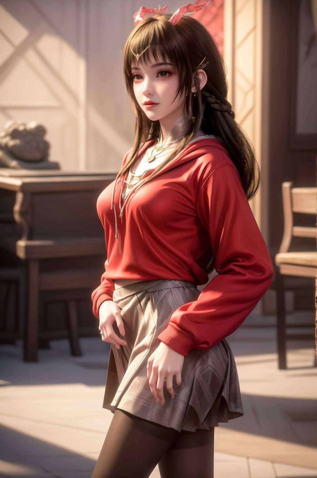 流畅的线条绝对让你的电脑桌面焕然一新！看看这深邃的眼神