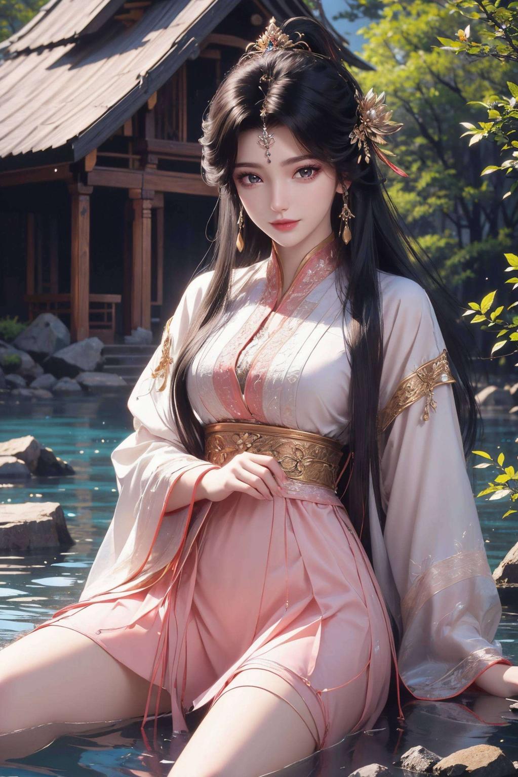 这古风壁纸美爆了！国漫女神神马周紫虹护眼电脑必备！#国漫女神壁纸#