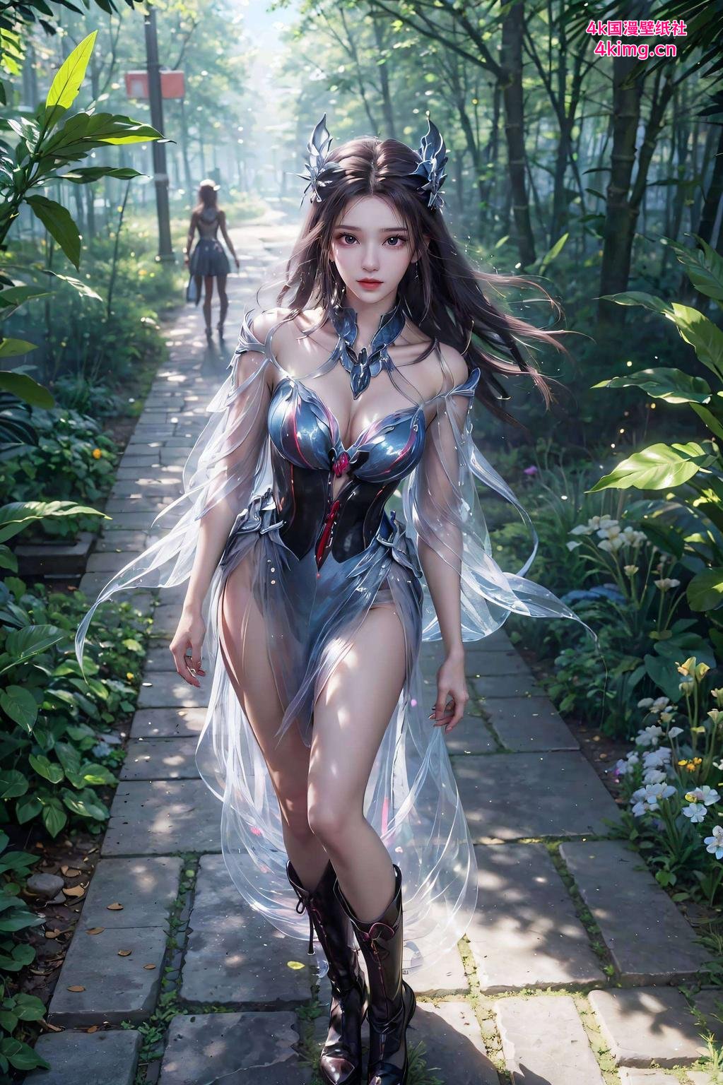 细节满满今天给大家带来一款超精致的护眼壁纸！🌟 瞧这款朱竹清无水印高清壁纸