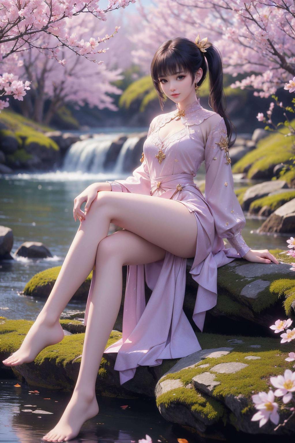 萧炎轻抚紫妍的脸颊护眼色彩